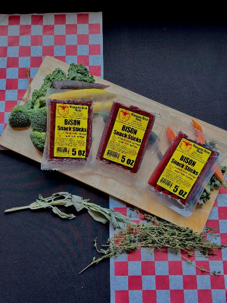 Buffalo Snack Sticks 3 pack (5oz) - Wisconsin River Meats