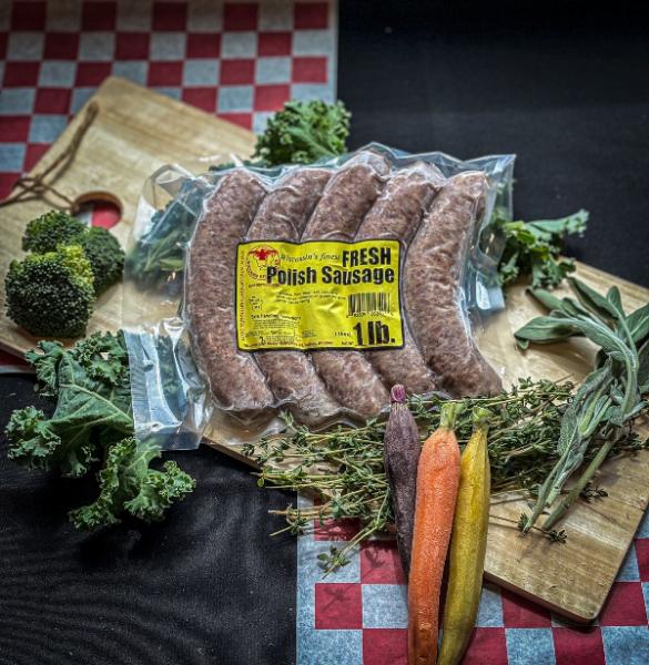 Fresh Polish Sausage (2lbs) - Authentic Polish from Wisconsin River Meats