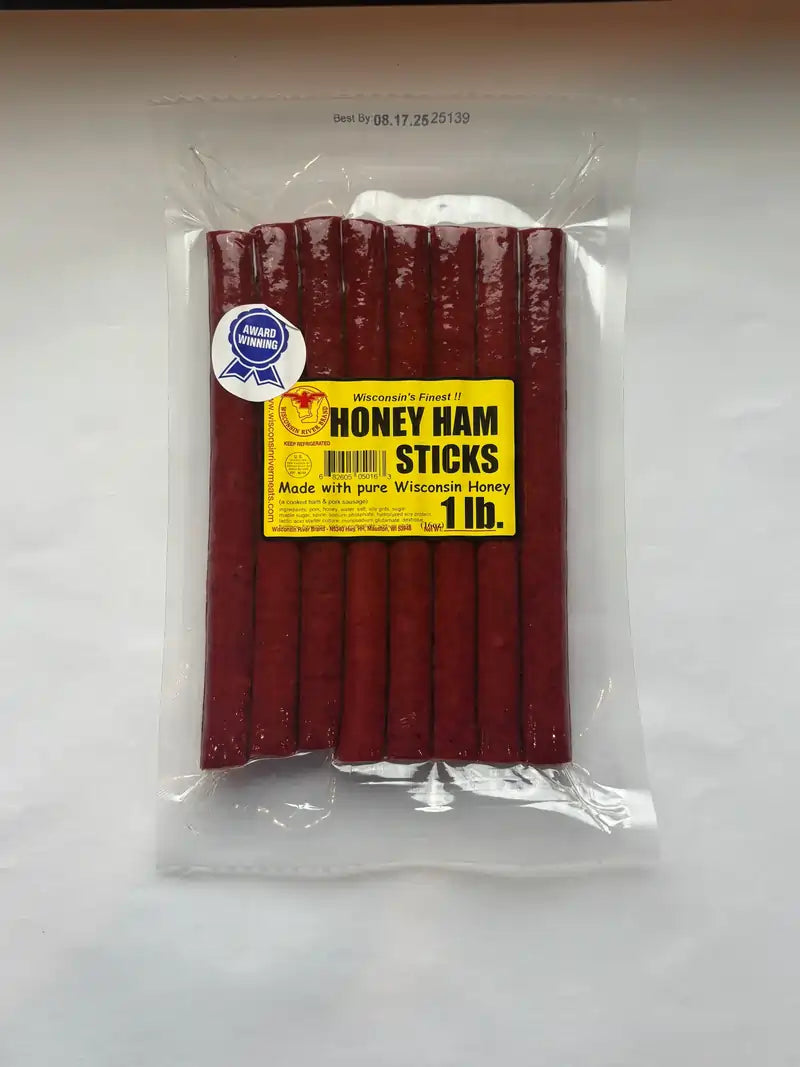 Honey Ham Snack Sticks - Wisconsin River Meats