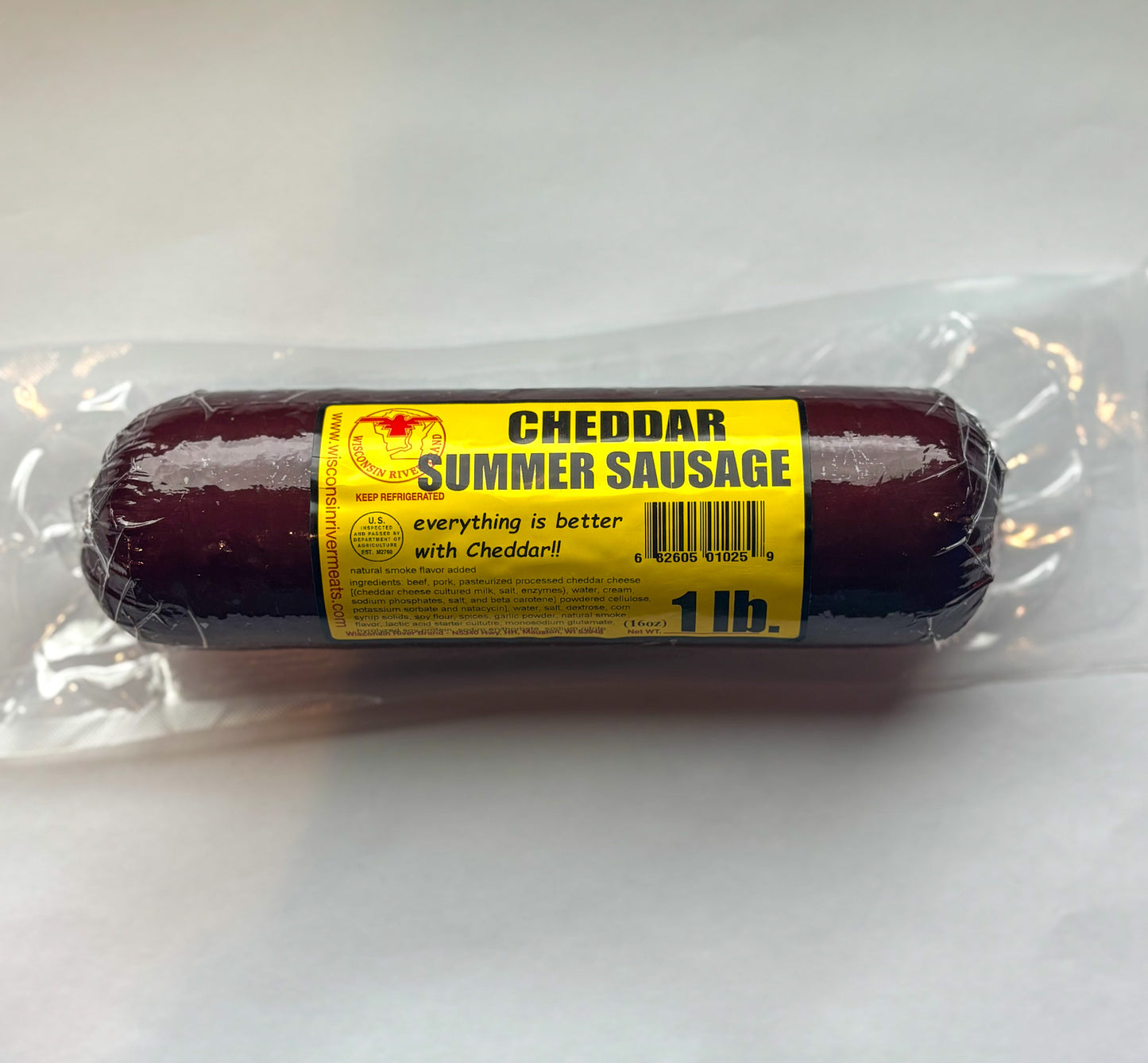 Artisan cheddar summer sausage – bold flavor, high-protein meat and cheese combo