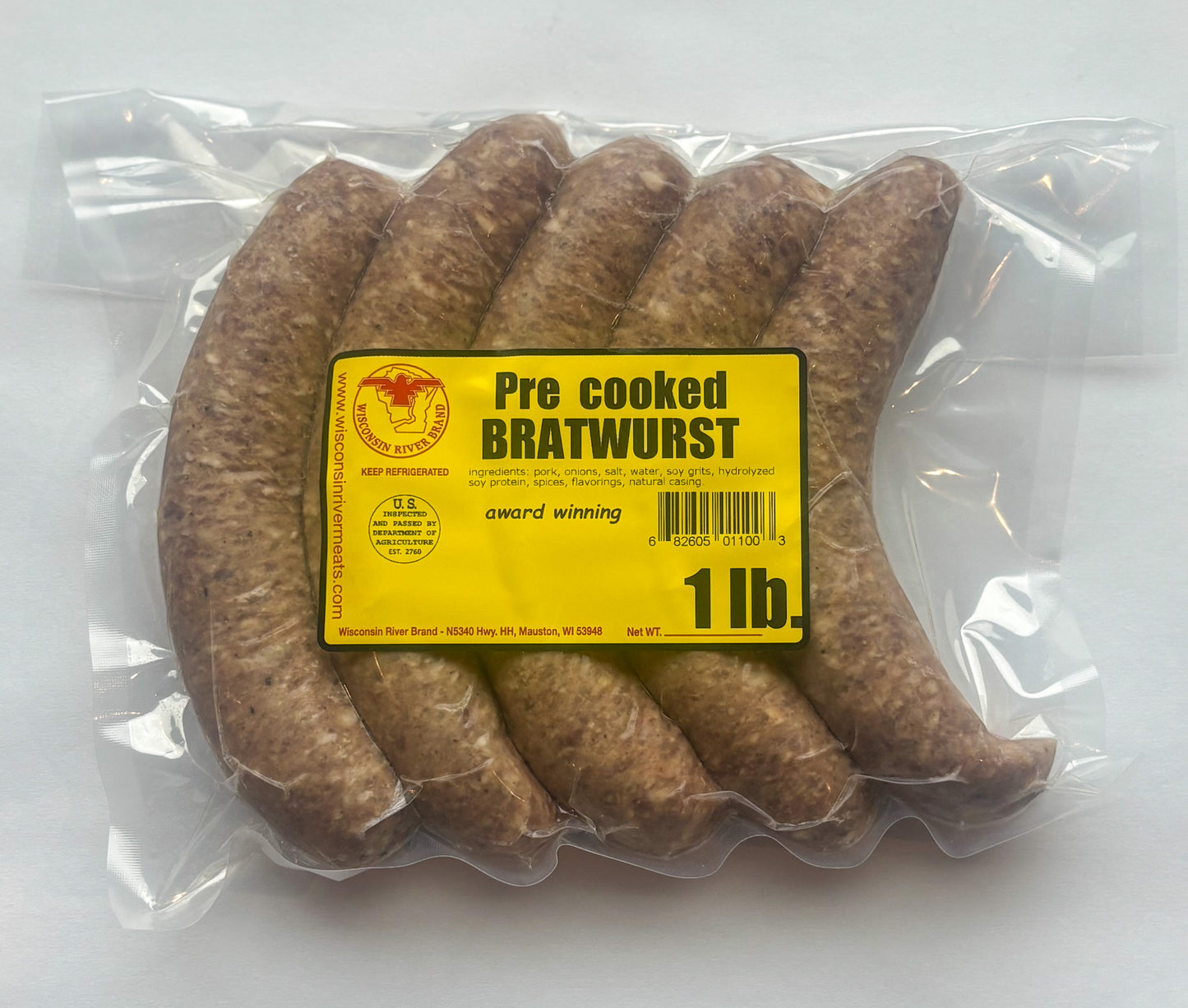 Pre-Cooked Bratwurst (2lbs)