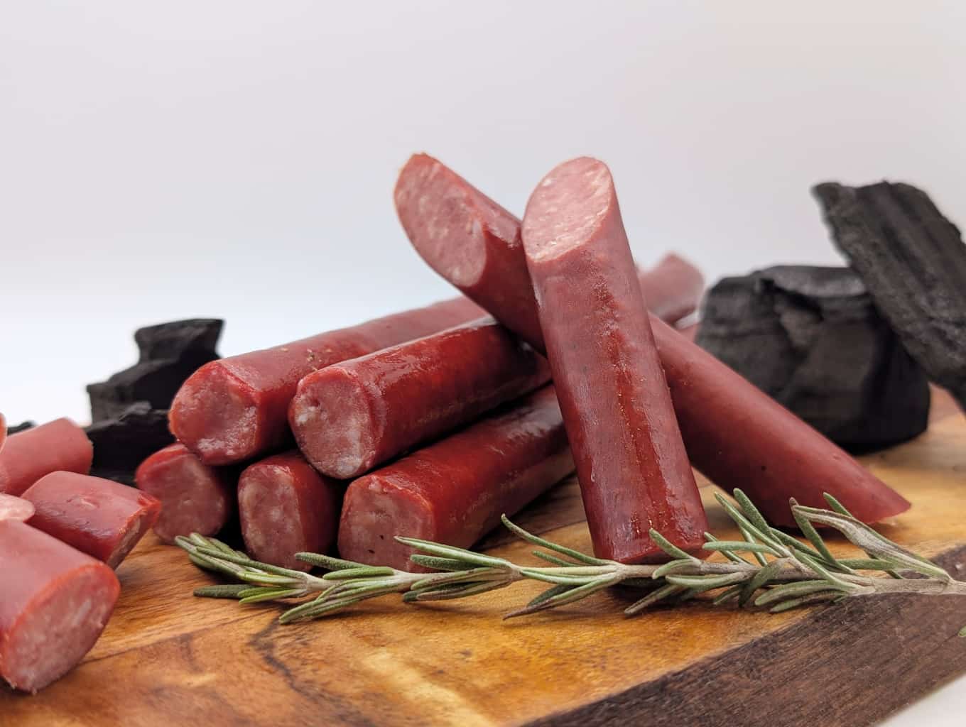 BBQ beef sticks 1 lb, smoked beef snack sticks with barbecue seasoning