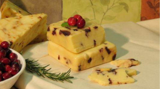 Cranberry Cheddar Cheese (2lbs) - Wisconsin River Meats 