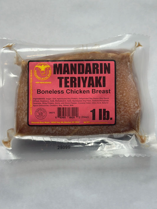 Mandarin Teriyaki Marinated Chicken Breast - Wisconsin River Meats 