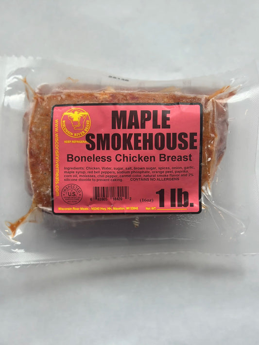 Maple Smokehouse Marinated Chicken Breast - Wisconsin River Meats 