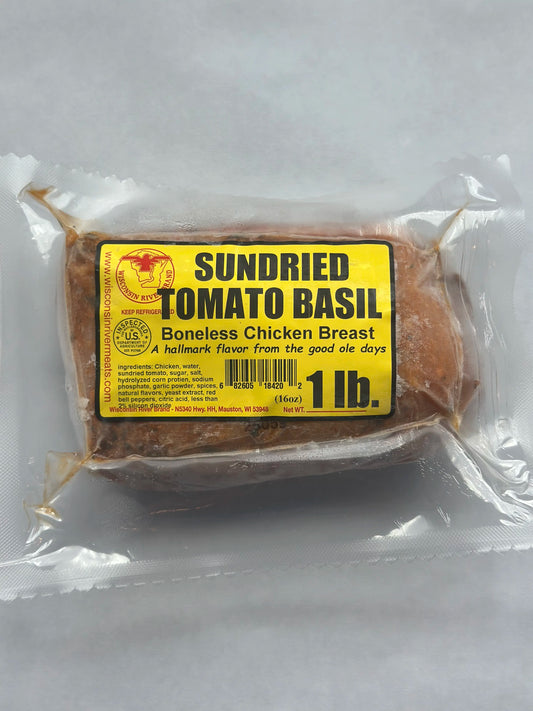 Sundried Tomato Basil Marinated Chicken Breast - Wisconsin River Meats 