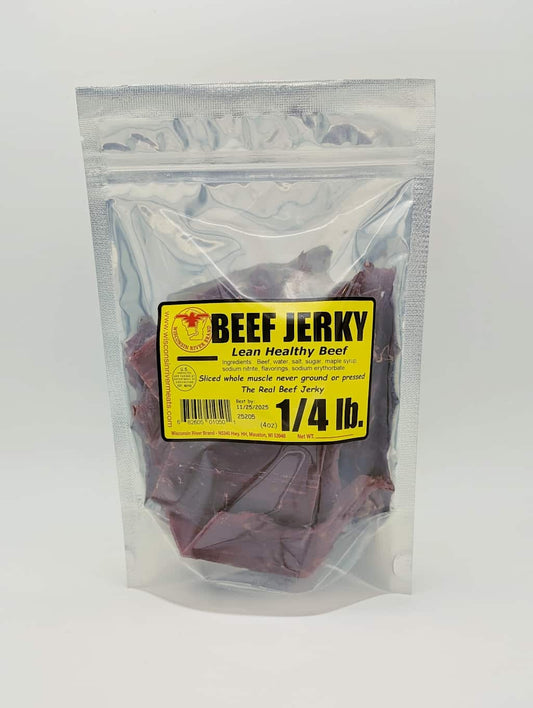4 ounce original beef jerky with traditional flavor and tender smoked beef