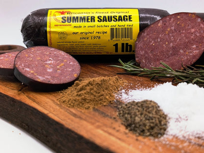 1 pound original beef summer sausage with classic smoked flavor