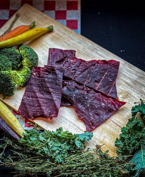 Teriyaki Beef Jerky, shipped in four 4 oz. pkgs. from Wisconsin River Meats 