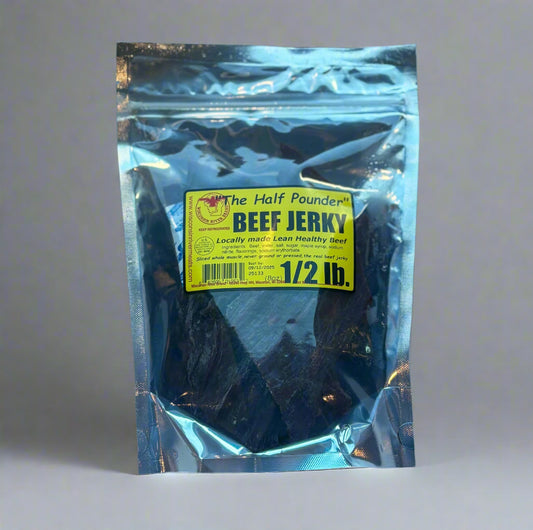 Beef jerky – high-protein, low-carb snack made from seasoned and smoked lean beef