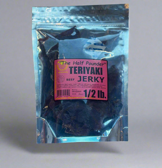 Teriyaki beef jerky – sweet and savory high-protein snack with Asian-inspired flavor