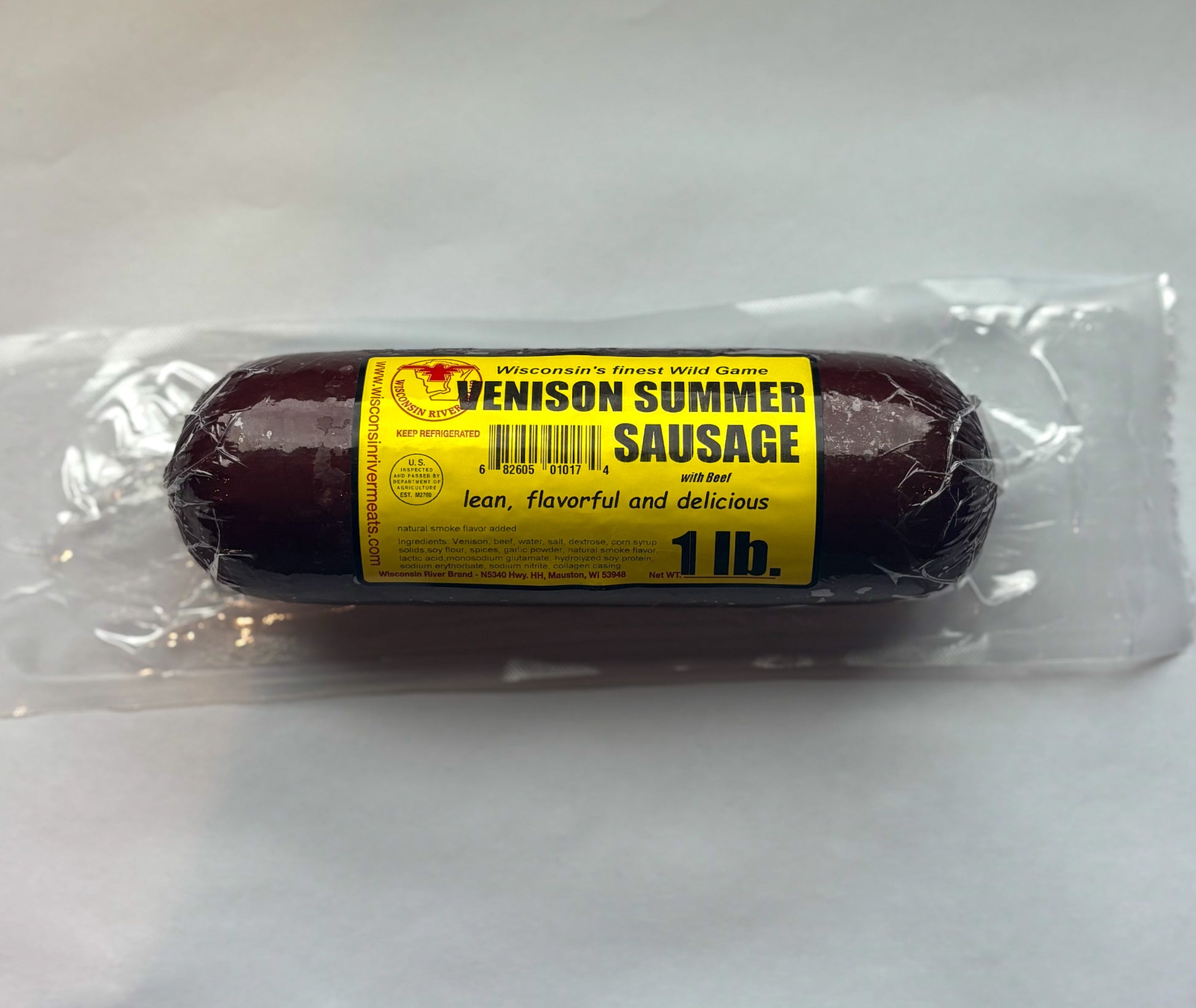 Venison – Summer Sausage lb Wisconsin River Meats – Wisconsin